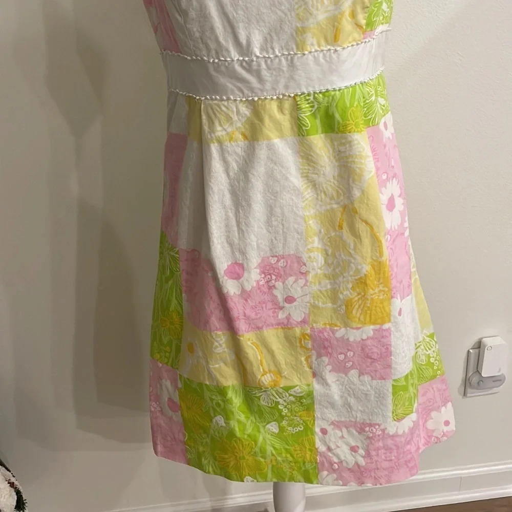 Lilly Pulitzer Multi Fresh Picked Patch Patchwork Dress - Picture 4 of 13